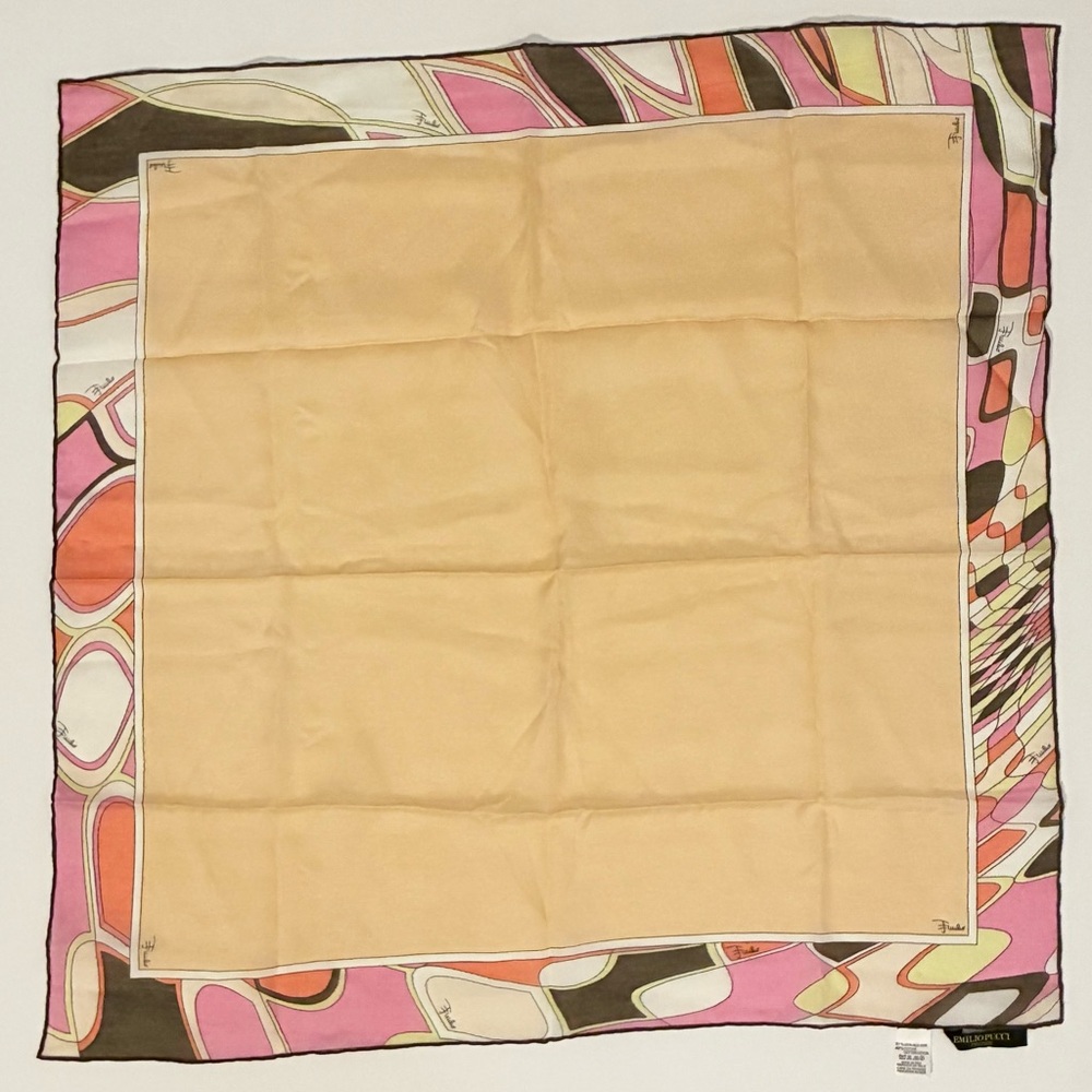 Emilio Pucci Multicolor Cotton Scarf